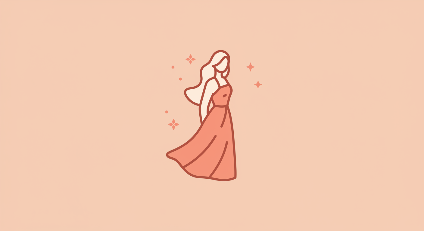 lady in a dress icon
